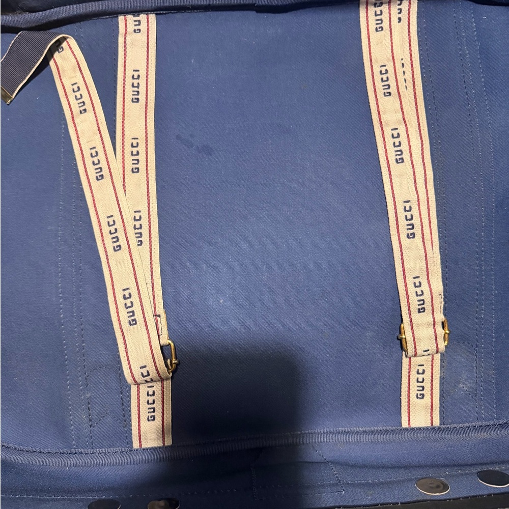 VINTAGE RARE GUCCI LUGAGE SUITCASE TRAVEL - Picture 7 of 10